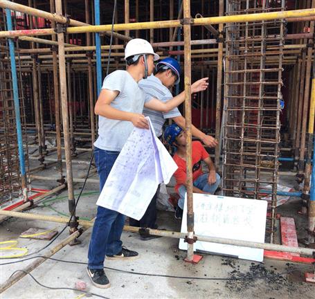 桂華分公司：堅守崗位，端午節(jié)建設(shè)工地不停歇